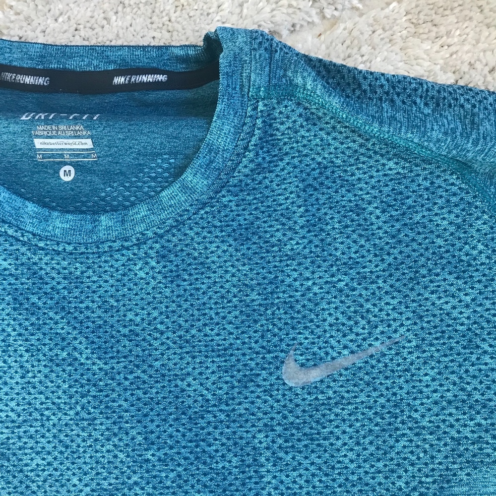 Men's Nike Knit Running Dri-FIT Short Sleeve Shirt